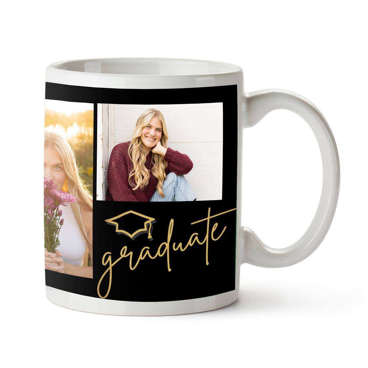 Graduate Mug Black and Gold – Photo Gift