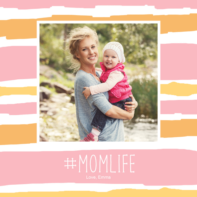 #MomLife 8x8 Metal Print
