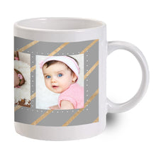 Load image into Gallery viewer, Silver with Gold Ribbon Mug