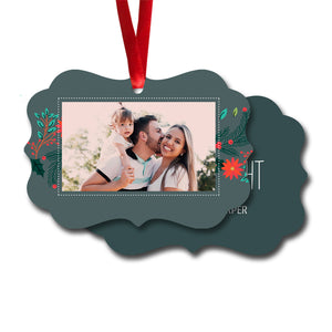 Merry and Bright Flowers Ornament